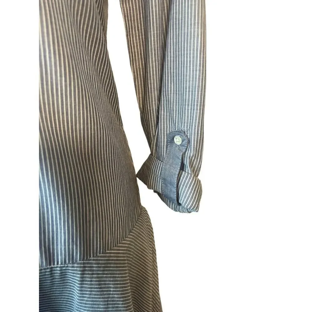 SAM EDELMAN FLARE BUTTON DOWN SHIRT DRESS STYLE # SE7228SCY